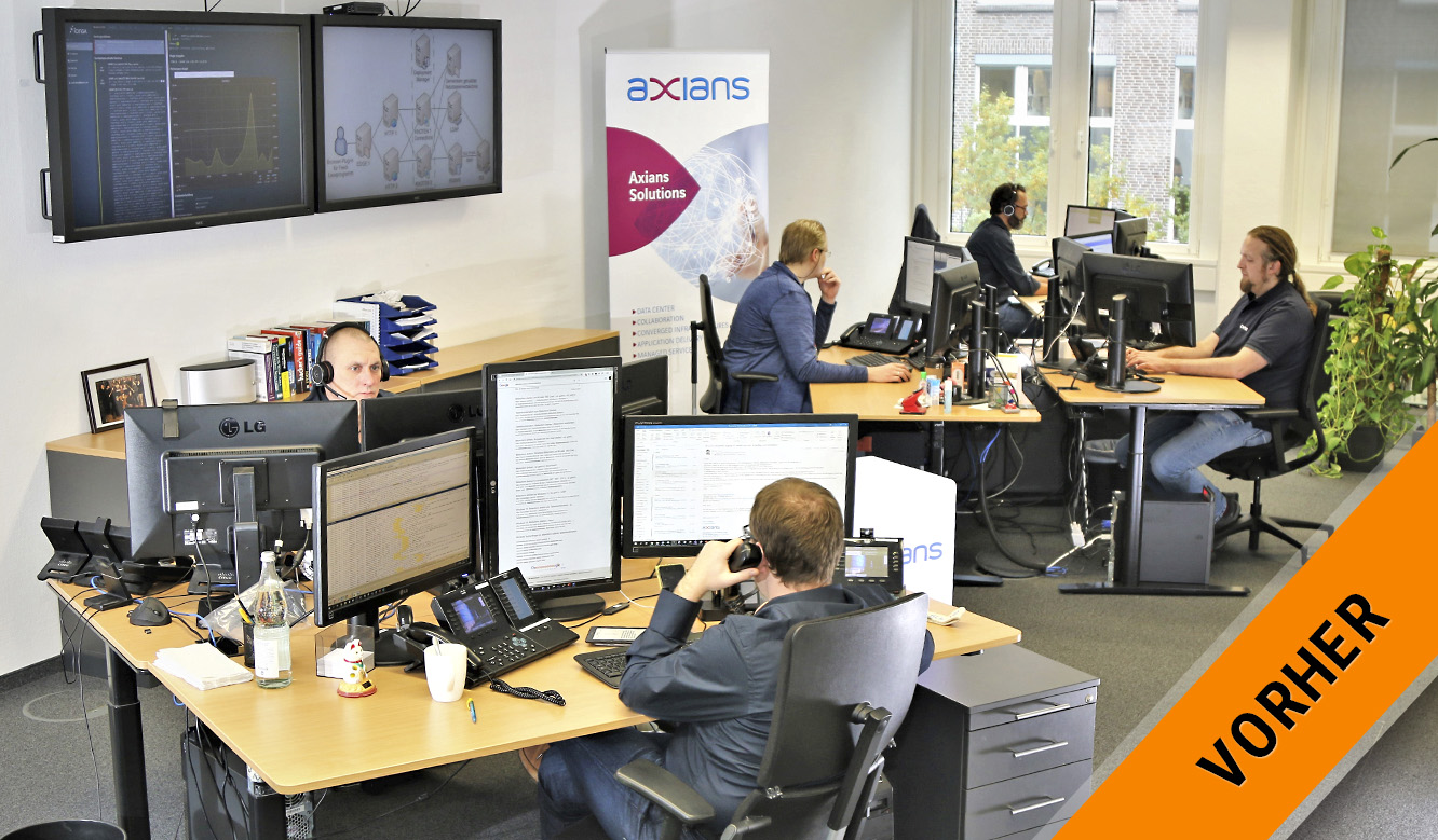 JST AXIANS Networks managed Services NOC: vor dem Umbau