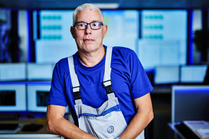 VW Sachsen, FTS-Leitstand Karosseriebau - Jens Poling