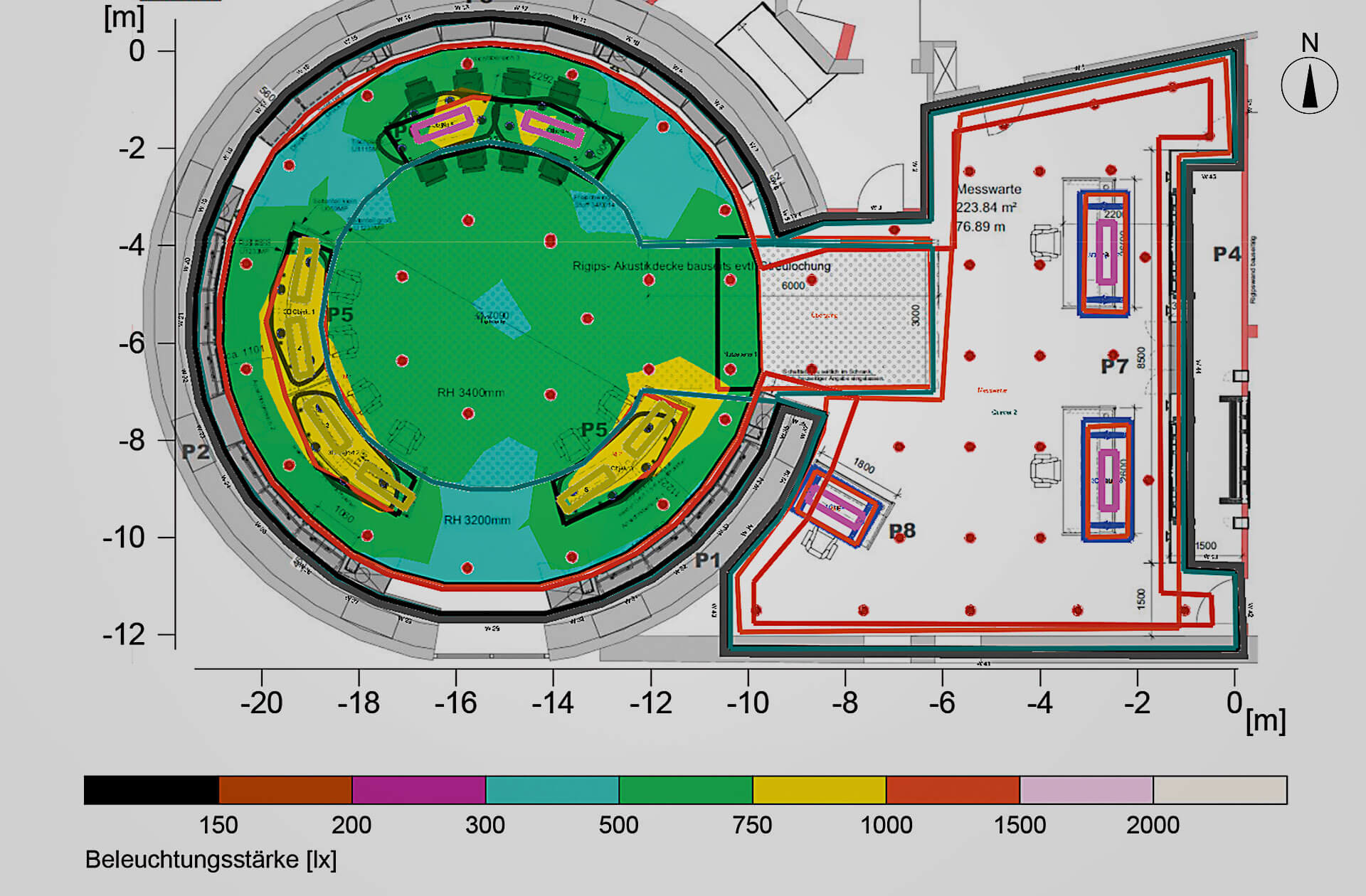 3D Planung von Kontrollräumen - Lichtplanung Projekt