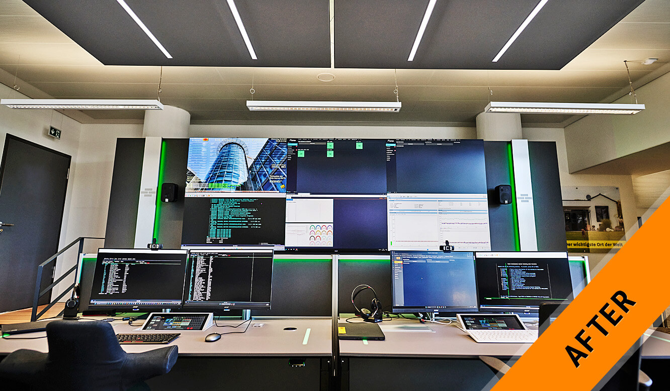 Control Room Bausparkasse Schwäbisch Hall after renovation