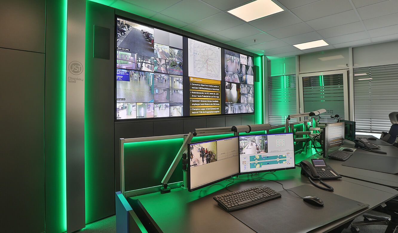 JST Kontrollraum-Automation - Referenz PROTEC Hannover