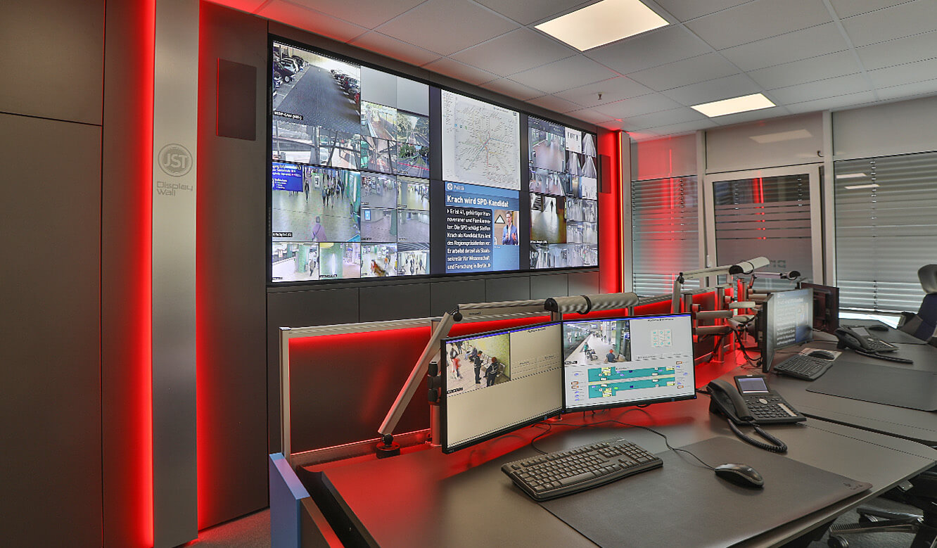 JST Kontrollraum-Automation - Referenz PROTEC Hannover