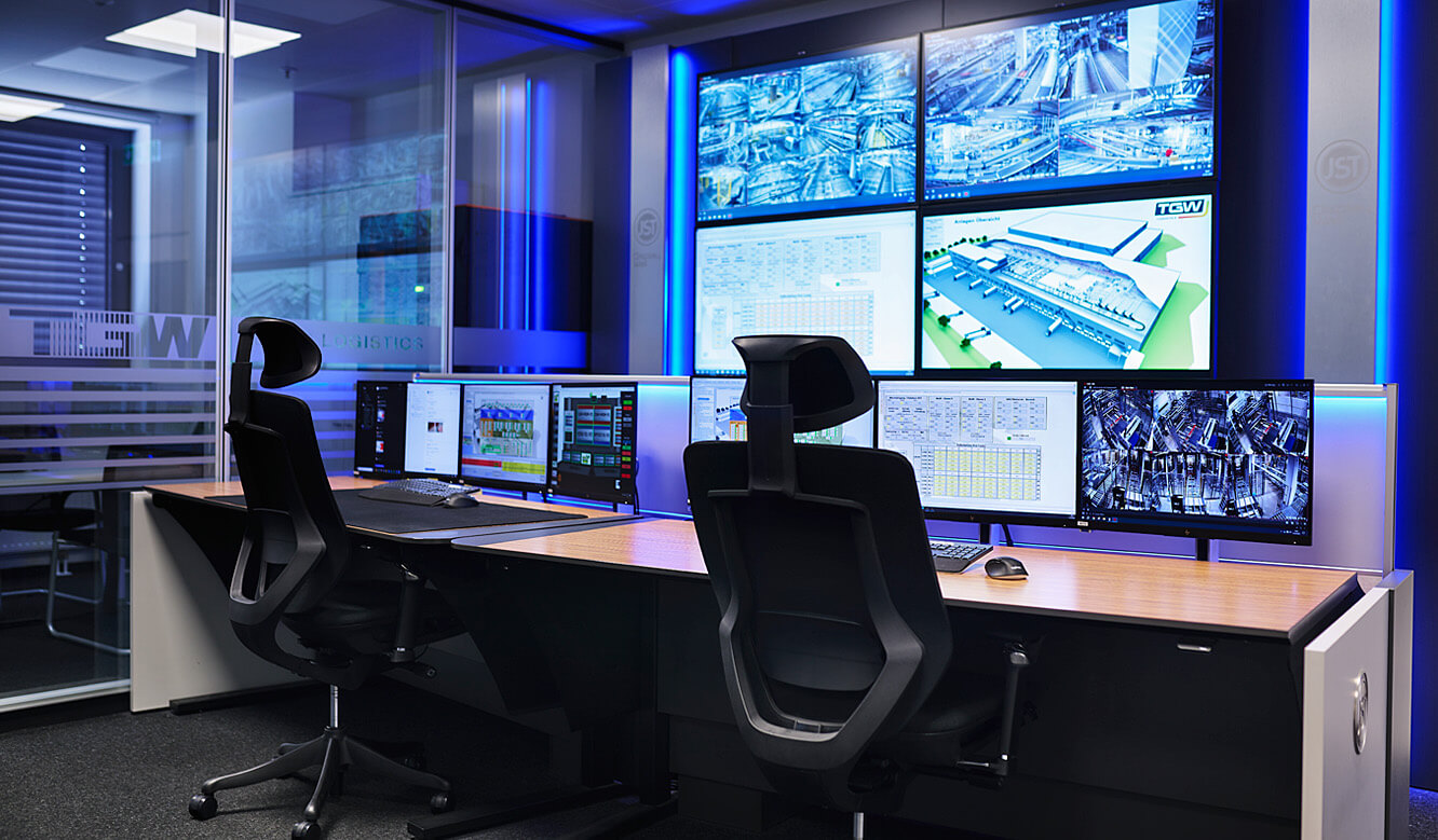 JST Referenz - TGW, BLG, PUMA - Leitstand-Logistikzentrum