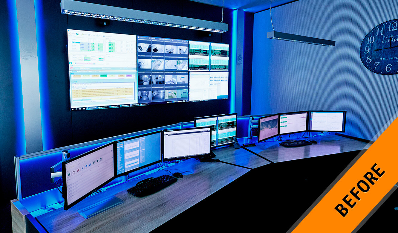 JST OEDIV IT Control Room before renovation