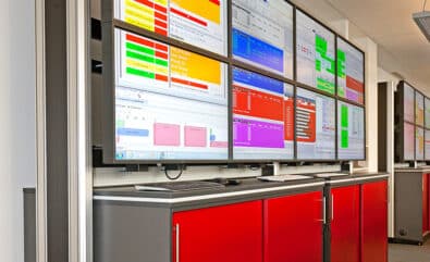 JST DisplayWall aus vielen Monitoren
