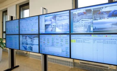 JST DisplayWall auf mobilen Halterungen