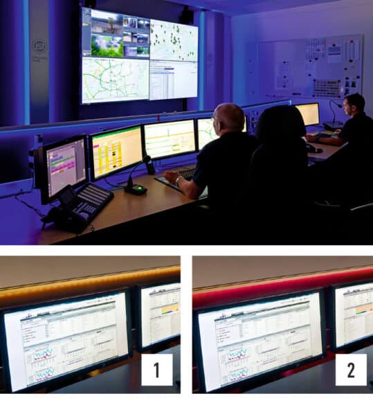 JST DisplayWall - AlarmLight für DisplaySuit (Beispiele)